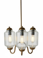 Load image into Gallery viewer, Eloise Chandelier – Milk Glass Chandelier in a Vintage Style Finish
