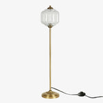 Load image into Gallery viewer, Eloise Textured Glass Pumpkin-Inspired Floor Lamp - Organic Artistry and Retro Style for Living Rooms