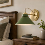 Bild in Gallery-Viewer laden, Aurenza Gebogene Arm Globe Wandlampe – Moderne Industrielle Wandleuchte für Badezimmer, Schlafzimmer und Flur