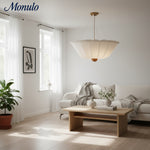 Load image into Gallery viewer, Wickara Natural Wicker Parasol Contemporary Flush-Mount Ceiling Light for Small Rooms