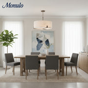 Suspension Tela Modern Classic avec diffuseur en tissu pour îlot de cuisine et entrée