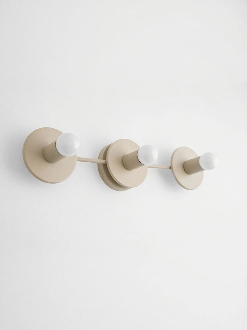 Minimalistische 3-Licht-Wandlampe für das Badezimmer – Mehrere Farboptionen verfügbar