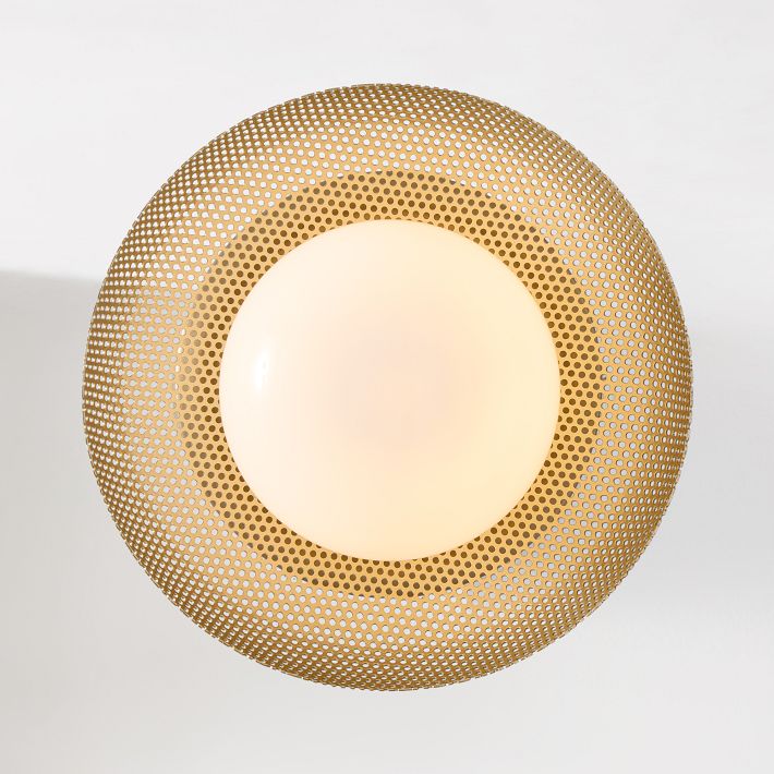Elorina Bowl Wall Sconce – Elegant Brass And Glass Round Wall Fixture
