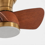 Charger l'image dans la visionneuse de galerie, Wood-look fan blade texture and profile detail