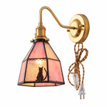 Cargar imagen en el visor de la Galería, Pink Cat 01 Plug-In Wall Lamp