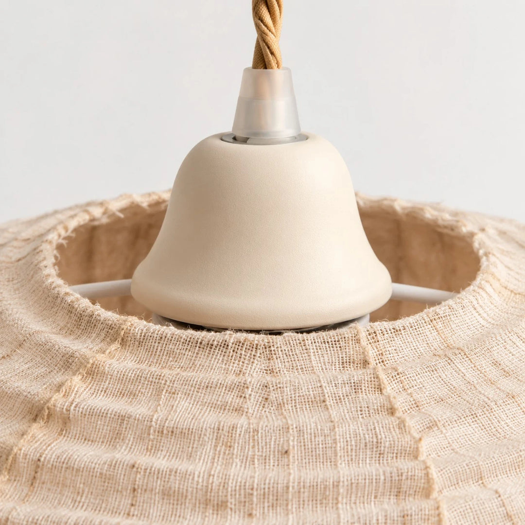 Close view of the socket holder and shade opening