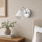 Load image into Gallery viewer, Celvane Elegant Calla Lily Wall Lamp – French Minimalist Bedroom and Living Room Lighting