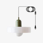 Charger l'image dans la visionneuse de galerie, Bauhaus Colorful Glass Plug-In Pendant Light