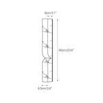 Cargar imagen en el visor de la Galería, Lámpara de Pared Rectangular Moderna de Alabastro – Aplique Minimalista para Dormitorio, Pasillo y Sala