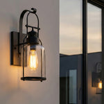 Cargar imagen en el visor de la Galería, Aplique de Pared Industrial Cilíndrico Ivoran - Diseño de Pantalla de Vidrio, Iluminación Moderna de Pared U12