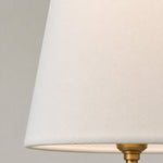 Cargar imagen en el visor de la Galería, Vintage Leather and Brass Wall Sconce