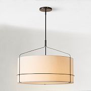 Lámpara colgante Horelia - Lámpara de techo industrial con metal bronce oscuro
