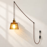 Load image into Gallery viewer, Molded Glass Plug-In Pendant