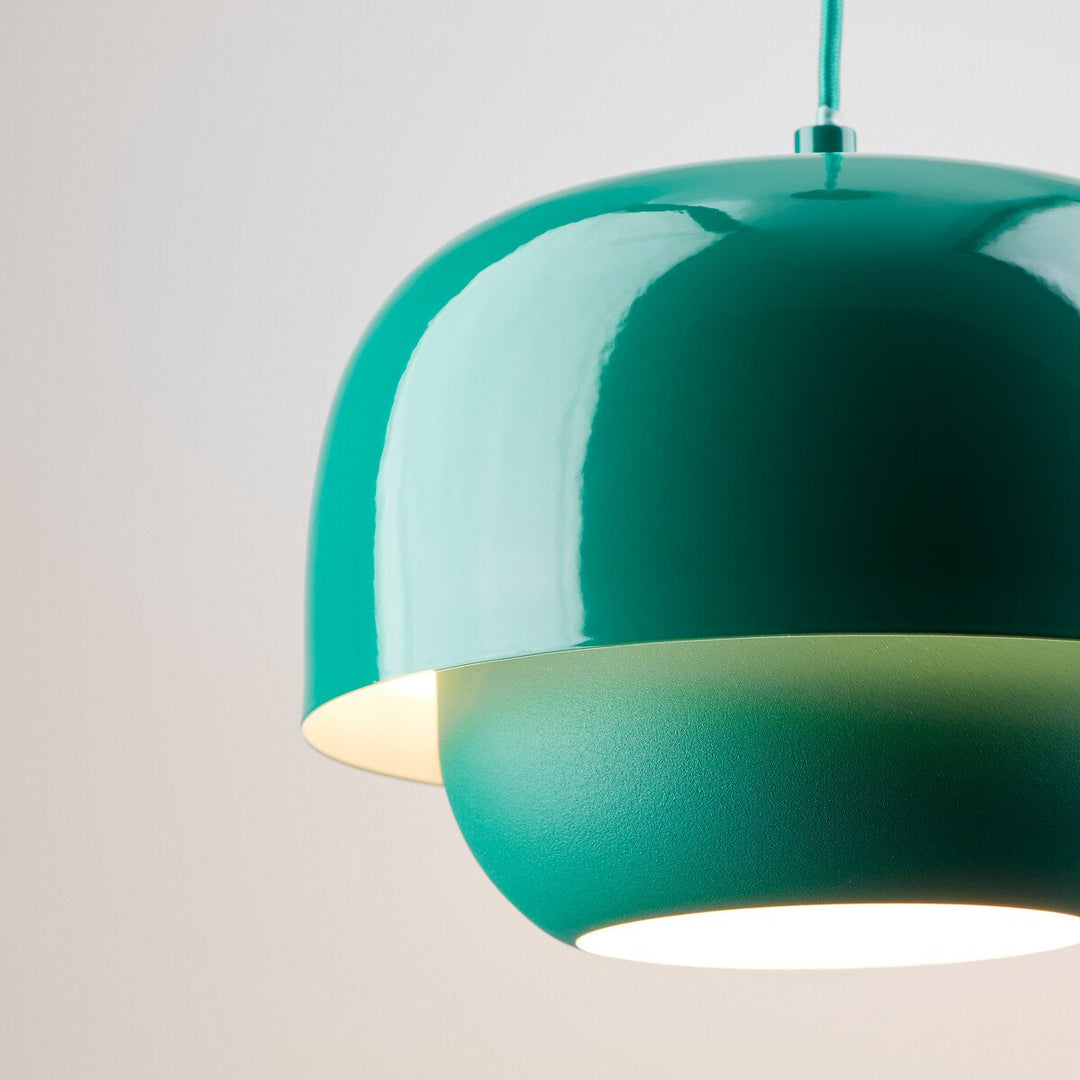 Clinco Contemporary Layered Metal Hanging Lamp — Focal Lighting for Kitchen, Dining or Entryway