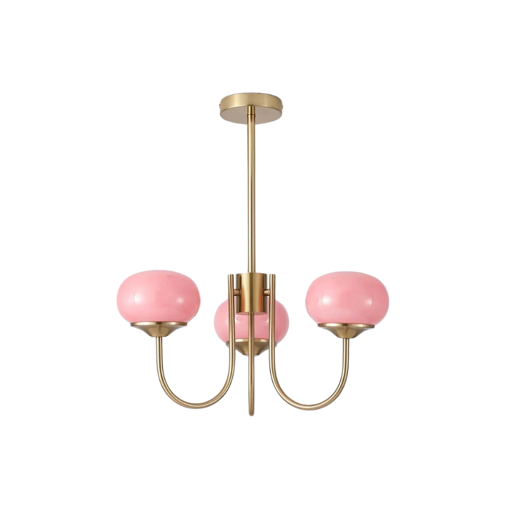 Candelabro Moderno Marshmallow de Vidrio