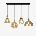 Load image into Gallery viewer, Industrial Glass Pendant Light