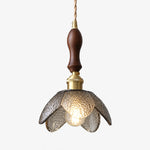 Cargar imagen en el visor de la Galería, Vintage Flower Glass Pendant Lamp