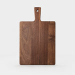 Cargar imagen en el visor de la Galería, Large black walnut cutting board on a light background