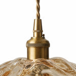 Cargar imagen en el visor de la Galería, Close-up of antique brass socket and twisted cord