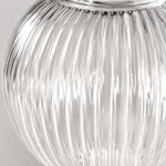 Bild in Gallery-Viewer laden, Close detail of ribbed glass shade texture