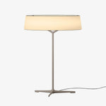 Charger l'image dans la visionneuse de galerie, Lampe de Table Décorative Moderne Delvara - Lampe de Bureau à Base Métallique avec Abat-jour en Parchemin pour Table de Chevet