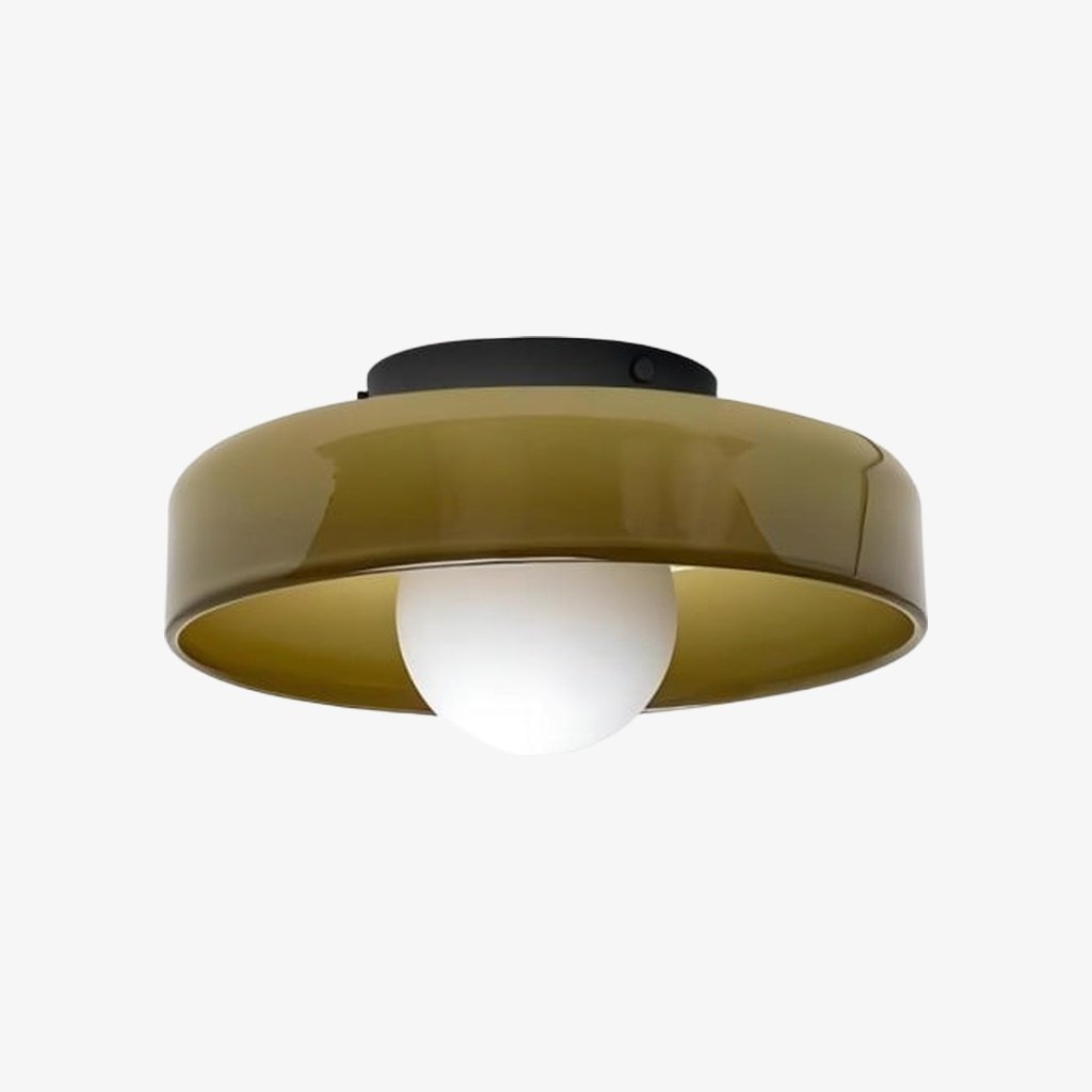 Lámpara de Techo y Pared Glasenti Halo Disco Orb – Iluminación Escultural Moderna para Espacios Habitables U29