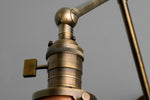 Charger l&#39;image dans la visionneuse de galerie, Conique Metal Industrial Wall Sconce with Adjustable Arm - Vintage Copper Cone Shade for Task Lighting
