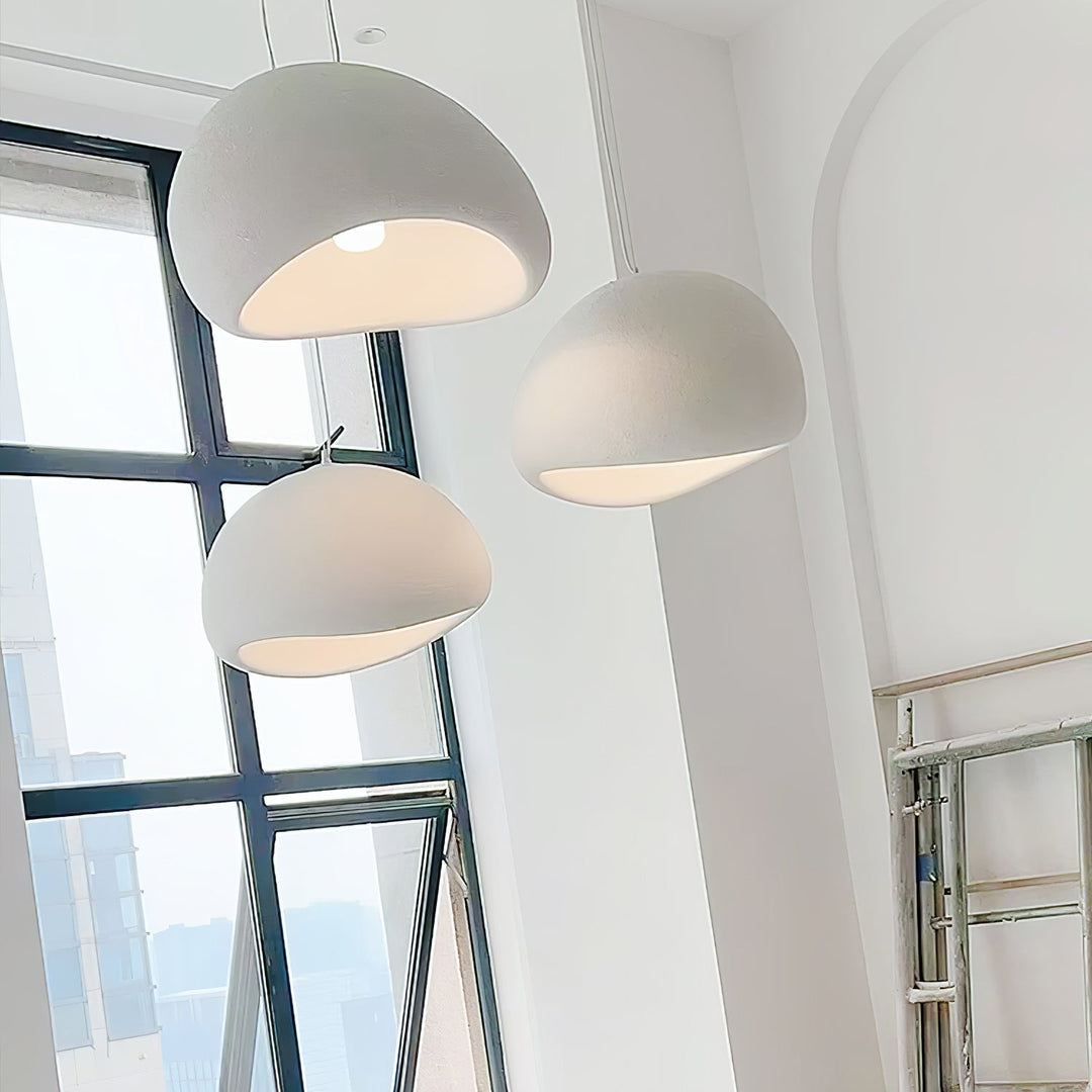 Sculptural Polystyrene Plug-In Pendant Light