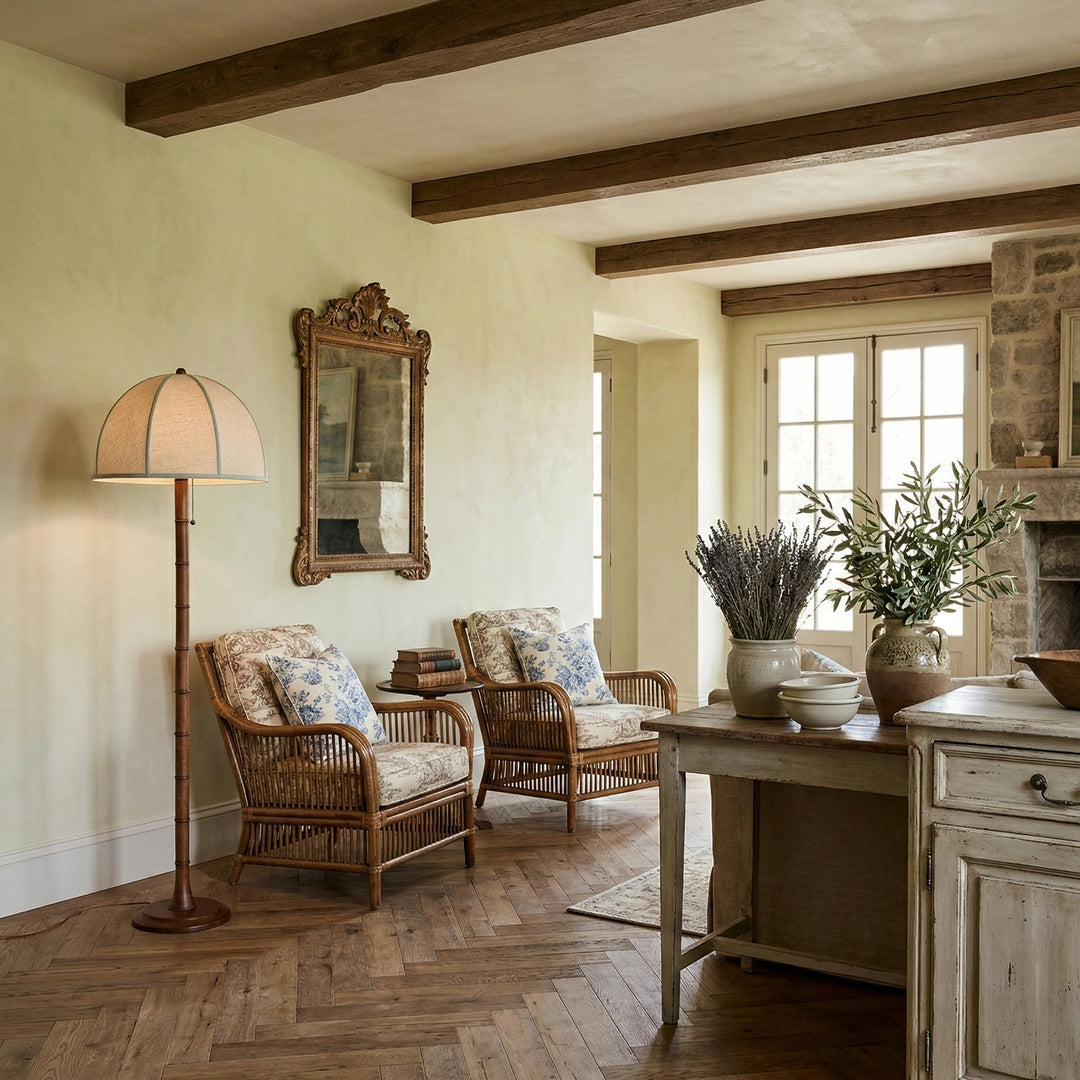 Lampadaire Sculptural Elmora avec Base Texturée – Luminaire Moderne sur Pied pour Salon