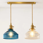 Load image into Gallery viewer, Colored Glass Pendant Light