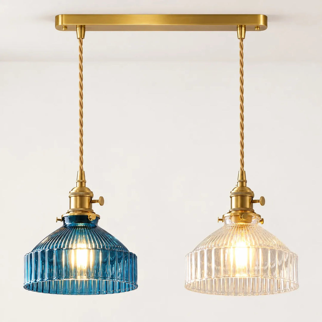 Colored Glass Pendant Light