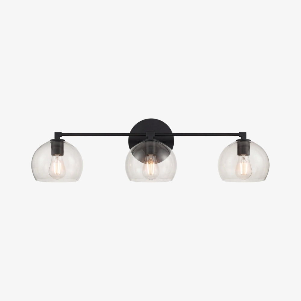 Auruca Globe Wall Light Bellflower Inspired Shape - Minimalist Metal Glass Sconce for Living Room