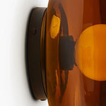 Load image into Gallery viewer, Coloria Minimalist Curved Glass Shade Wall Sconce — Contemporary Vintage Style Wall Light for Living Areas and Hotels
