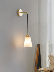 Droplet Alabaster Wandleuchte