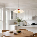 Load image into Gallery viewer, Flower pendant lamp in an open kitchen dining room