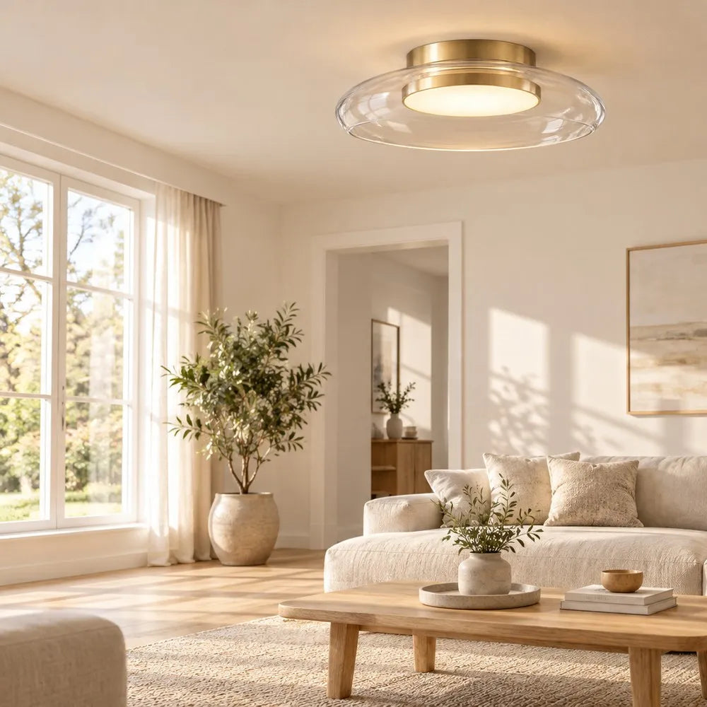 Modern Glass Ceiling Light
