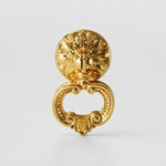 Cargar imagen en el visor de la Galería, Ornate French-style brass ring cabinet pull