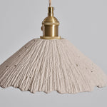 Bild in Gallery-Viewer laden, Textured Cement Gold Plug-In Swag Pendant