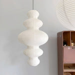 Load image into Gallery viewer, Stacked Mulberry Paper Swag Pendant
