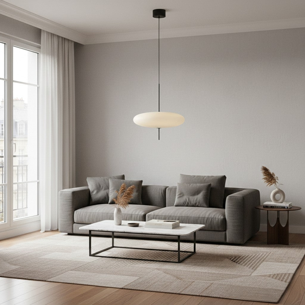 Modellis Minimalist Pendant Lamp with Clean Lines – Contemporary Lighting for Living Spaces N29