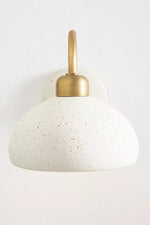 Load image into Gallery viewer, Radiica Ceramic Dome Sconce - Nordic Speckled Wall Light For Bedroom
