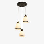 Load image into Gallery viewer, Round canopy three-light pendant SKU