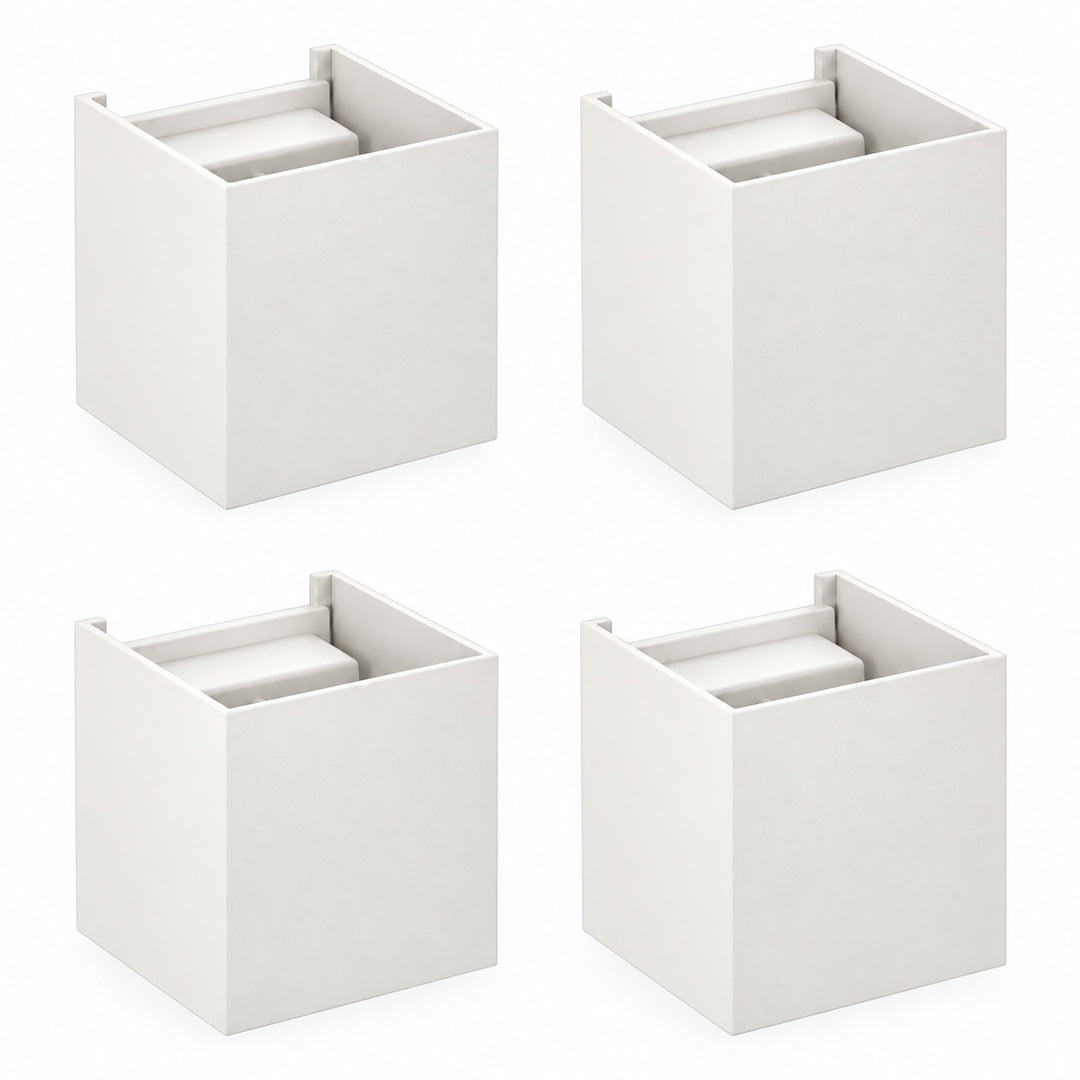Beam Shaping Open Flap Aluminium Wall Light