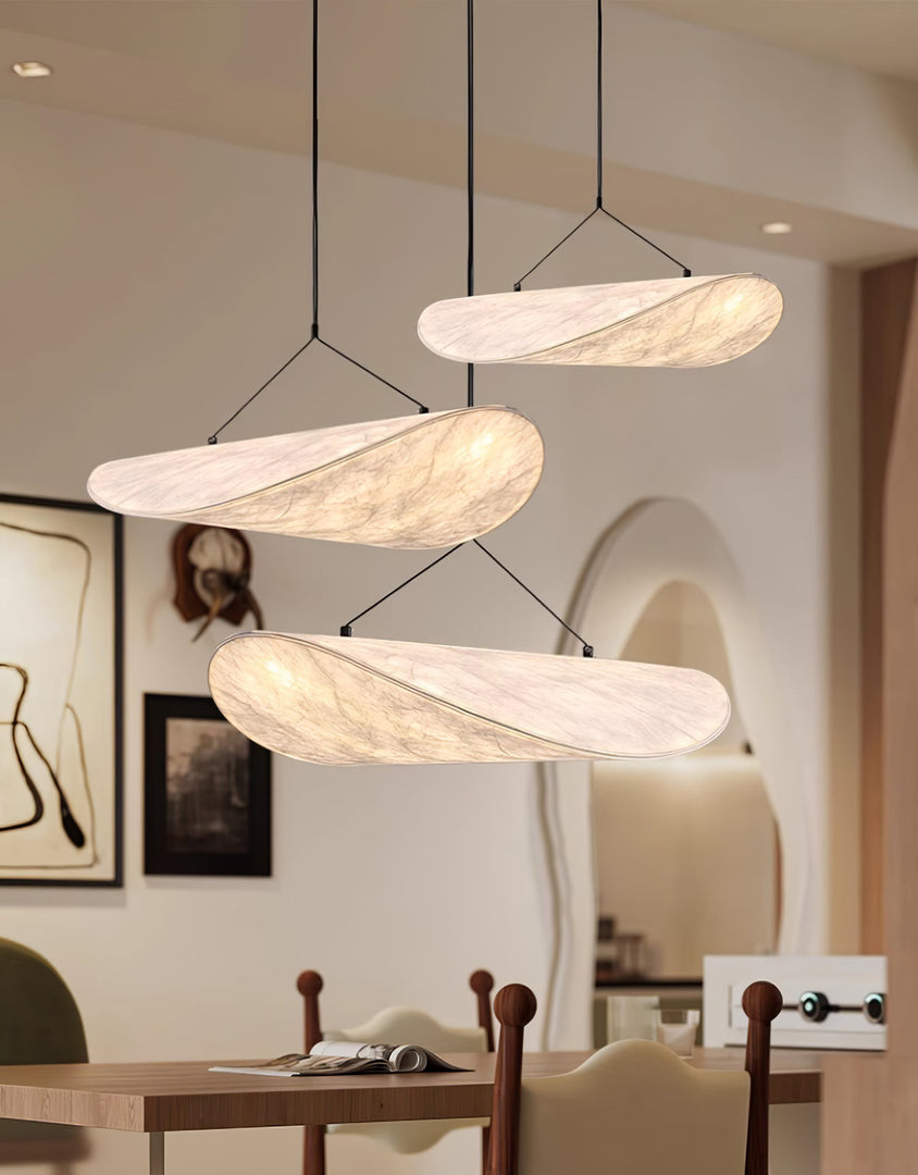 Cloudlike Mulberry Silk Plug-In Pendant Light