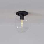 Load image into Gallery viewer, Lumivelle Sculptural Flush Mount Light – Modern Glass Ceiling Lamp
