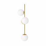 Load image into Gallery viewer, Brass left-facing wall sconce