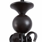 Load image into Gallery viewer, Black iron top ornament and frame detail