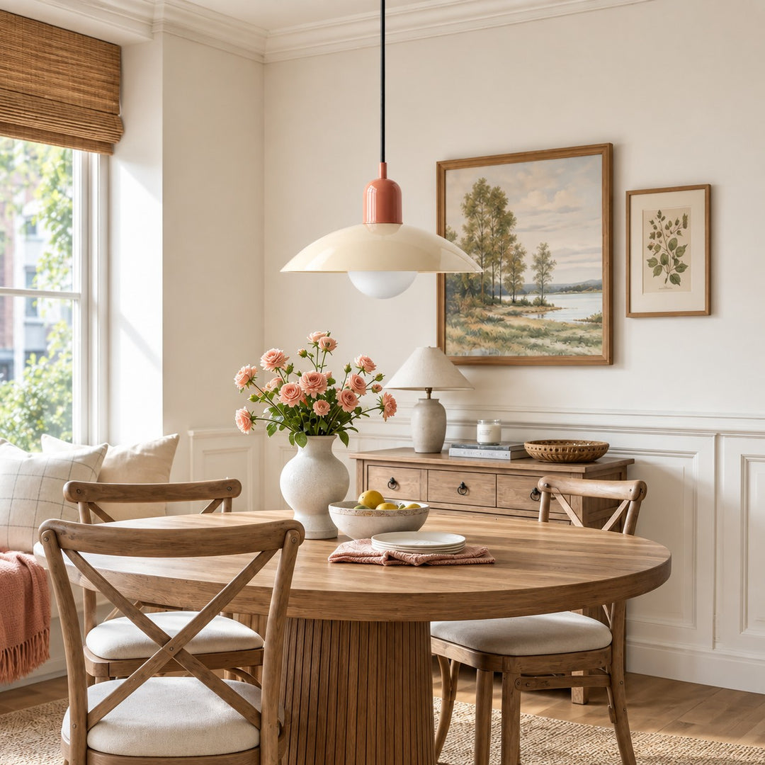 Mid Century Bauhaus Dining Room Plug-in Pendant Light