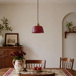 Cargar imagen en el visor de la Galería, Red ceramic pendant light