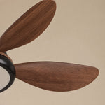Load image into Gallery viewer, Wood-grain ceiling fan blade close detail